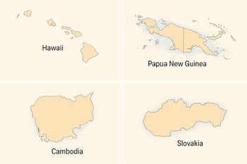 アルファベット4か国