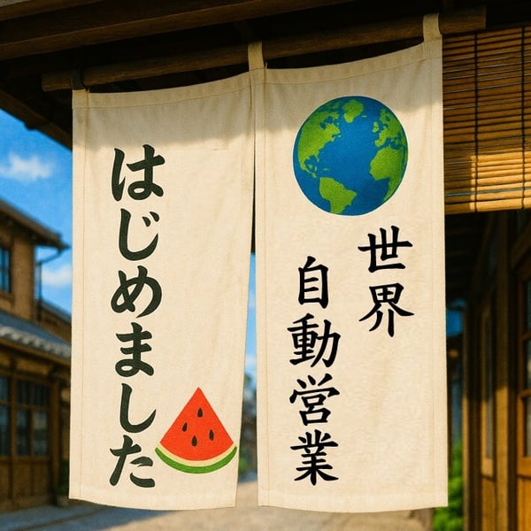 世界自動営業はじめました