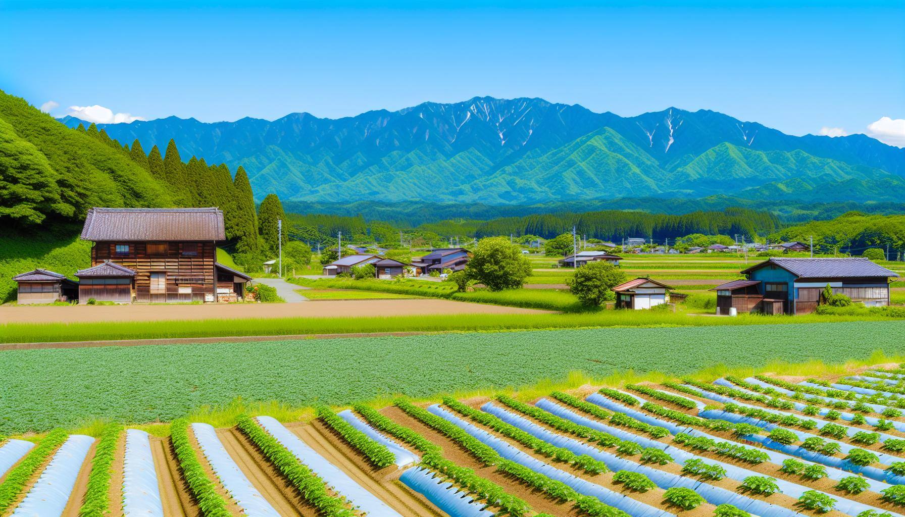 山梨県南アルプス市の農園