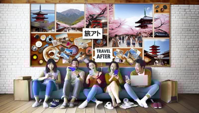 インバウンドマーケティング概念図