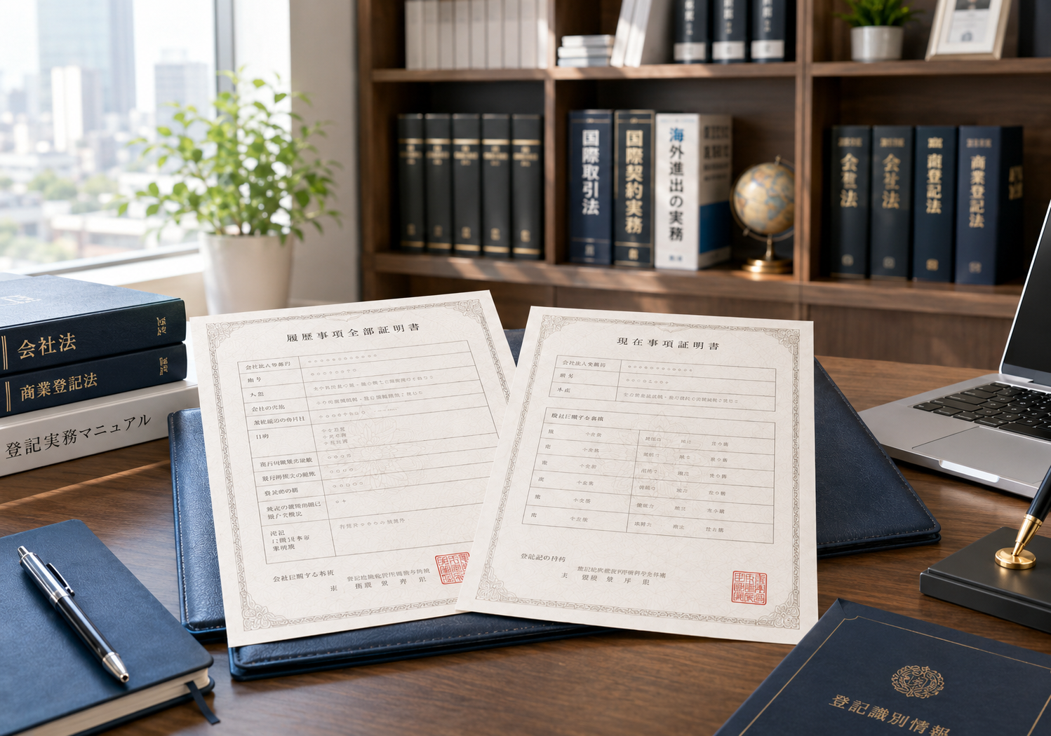 登記事項証明書の海外提出と翻訳：履歴事項全部証明書と現在事項証明書の選び方