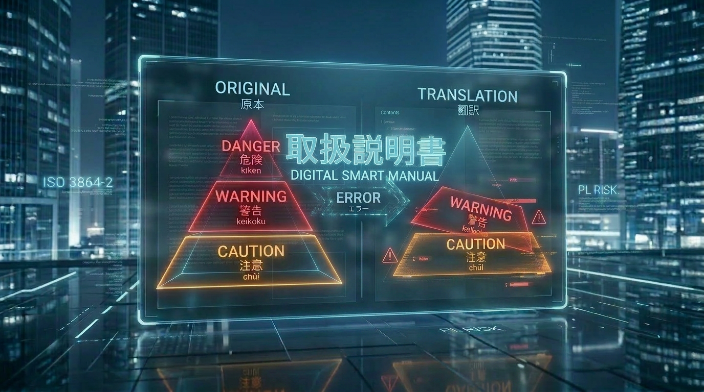 取扱説明書の安全警告を訳し違えるリスク｜WARNING/CAUTION・否定表現・数値の確認ポイント