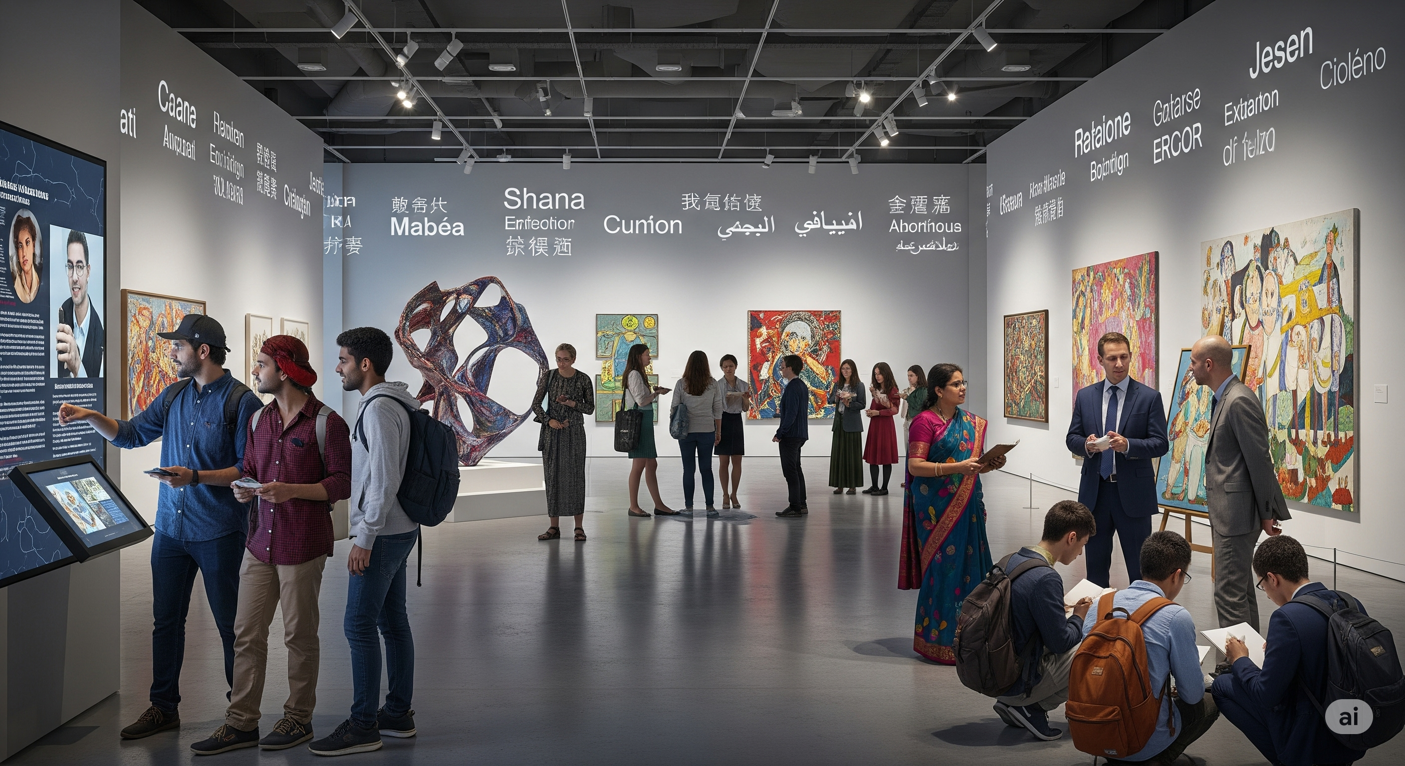 アートの海外展開と多言語対応（人間とAI）